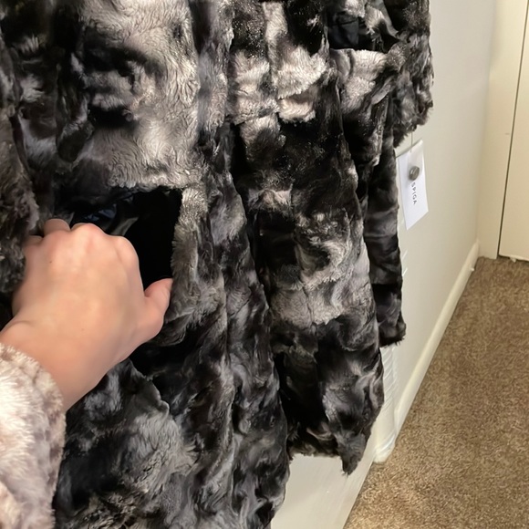 NWT VIA SPIGA reversible winter coat sz.2x - Picture 3 of 14